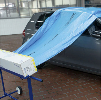 Preview: Horn & Bauer Wondermask® AQUAFIT Lackierschutzfolie